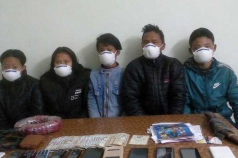 विप्लवका कार्यकर्ता पक्राउ गर्न प्रहरीद्धारा ‘हवाईफायर’, ५ जना पक्राउ