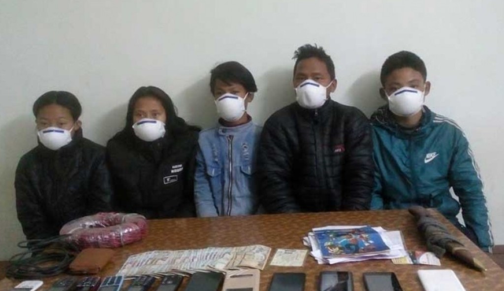 विप्लवका कार्यकर्ता पक्राउ गर्न प्रहरीद्धारा ‘हवाईफायर’, ५ जना पक्राउ