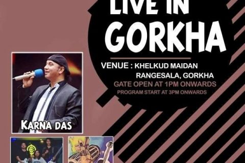 गोरखामा फागुन १७ मा ‘लाईभ इन गोरखा’ : कर्णदासको बिशेष प्रस्तुती हुने