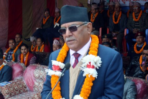 बुढीगण्डकी आयोजना निर्माणको काम तत्काल अघि बढ्छ : अध्यक्ष प्रचण्ड