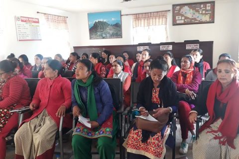 पालुङटारमा महिलाहरुका लागि २ दिने क्षमता अभिबृद्धि तालिम सम्पन्न