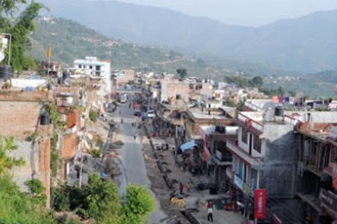 गोरखा जिल्लाको प्रवेशद्वार आँबुखैरेनी बजार सीसी क्यामराको निगरानीमा