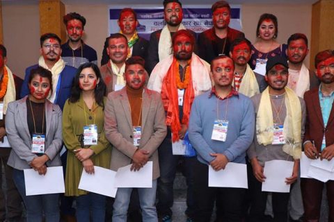 नेपाल चलचित्र पत्रकार संघको आठौं अधिबेशनबाट दिनेश सिटौला अध्यक्षमा बिजयी