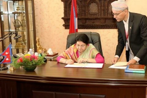सरकारले सिफारिस गरेको २ अध्यादेश राष्ट्रपतिद्धारा तत्काल अनुमोदन