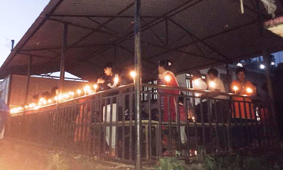 गोरखाको बोर्लाङमा गरियो दीप प्रज्वलन