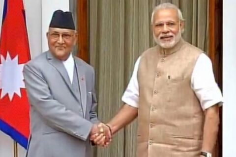 प्रधानमन्त्री ओली र नरेन्द्र मोदी फोनवार्ता