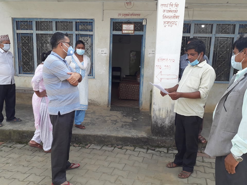 नेकपा पालुङटार भन्यो : नगरपालिका भित्र क्वारेन्टिन अव्यवस्थित, आइसोलन प्रचारमा मात्र सिमिति