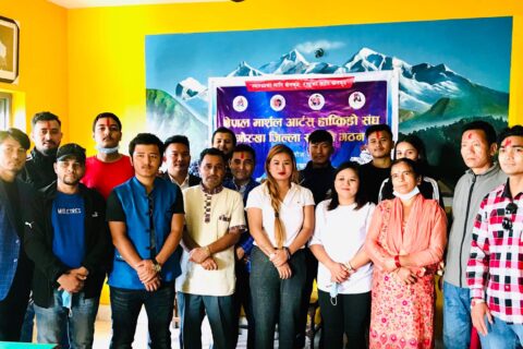 गोरखामा हाप्किडो संघ गठन : अध्यक्षमा आलेमगर सर्वसम्मत चयन