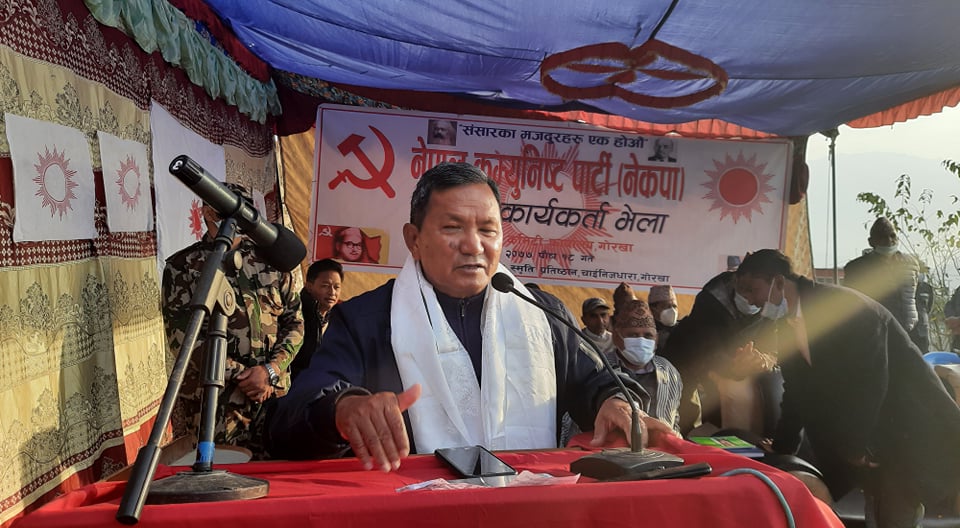गोरखाबाट मुख्यमन्त्री गुरुङको प्रचण्ड नेपाल पक्षलाई चुनौती :अविश्वासको प्रस्ताव आए सामना गर्छु