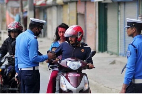 ट्राफिक जरिवाना अब क्युआर कोर्डमार्फत तिर्न सकिने