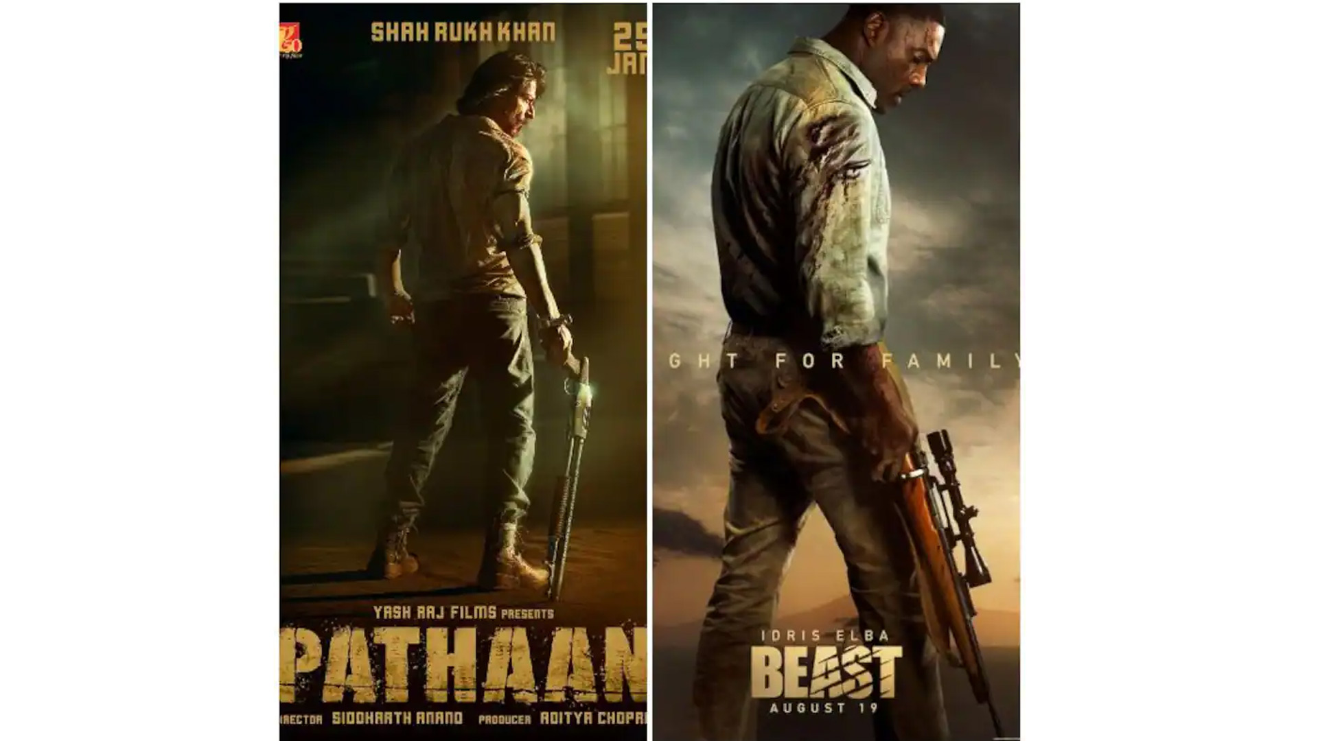 शाहरूख खान अभिनित ‘पठान’ को फस्ट लुक्स पोस्टर हलिउड फिल्म बिस्टको कपि !