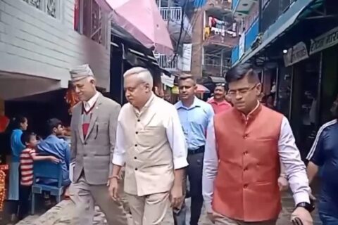नेपालका लागी भारतीय राजदुत श्रीवास्तवद्धारा मनकामना मन्दिर दर्शन