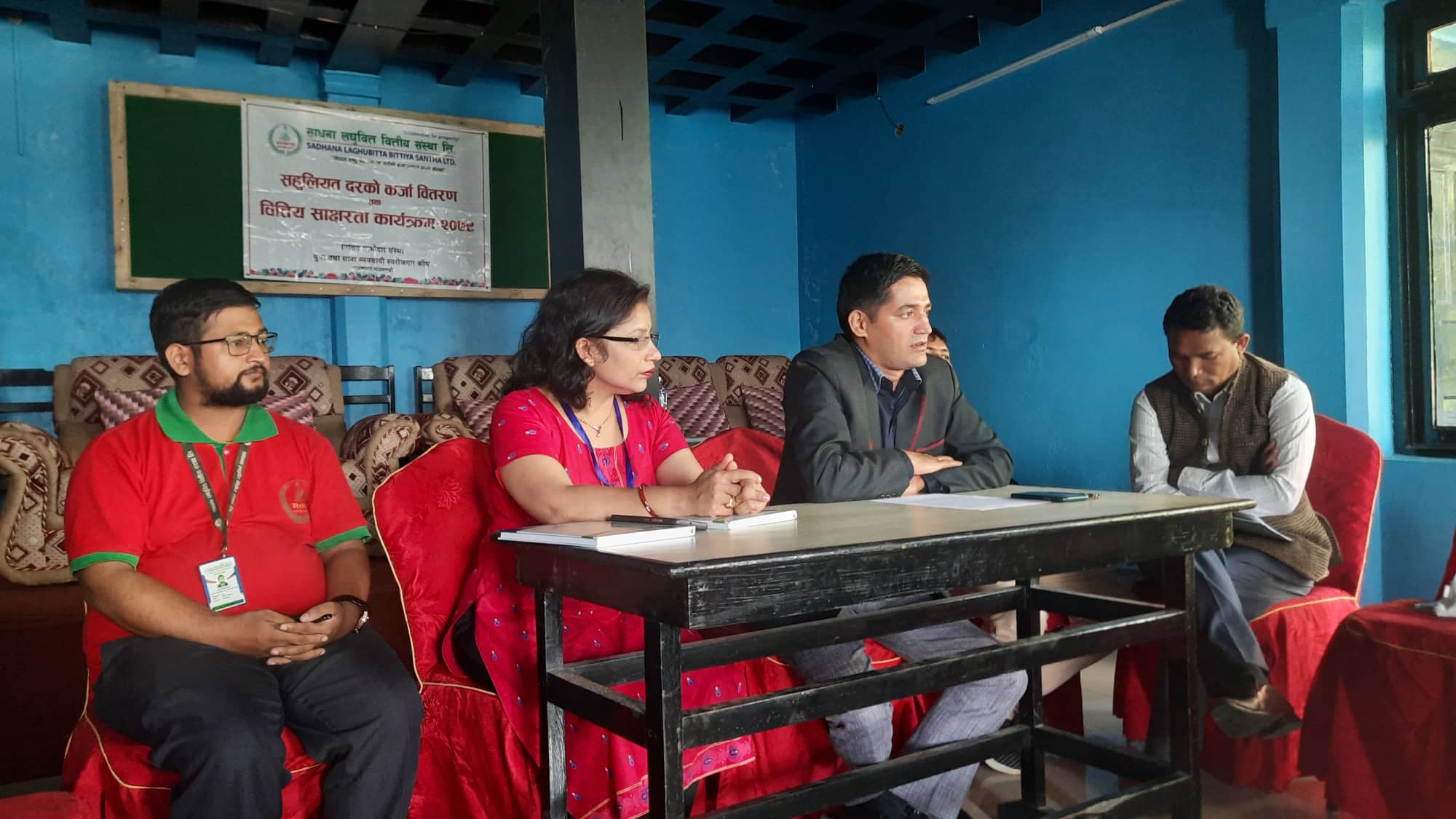 गोरखामा केन्द्रीय कार्यालय रहेको साधना लधुबित्तले दियो ३२ जनालाई सहुलियत व्याजदरमा ऋण