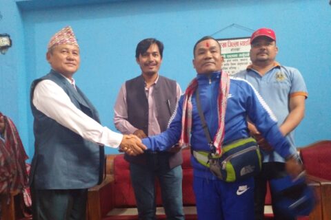 नवौ राष्ट्रिय खेलकुदका लागि प्रदेश स्तरीय प्रतियोगितामा गोरखाबाट सहभागी हुने खेलाडीको बिदाइ