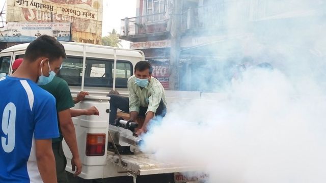 डेङ्गु नियन्त्रणका लागि कीटनाशक औषधि छर्न माग
