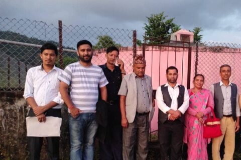 समन्वय उपप्रमुख परियारको नेतृत्वमा आरुघाटमा खानेपानी आयोजनाको अनुगमन: करिब ३ सय धुरी लाभाव्दित हुने