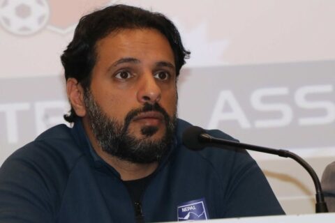 नेपाली राष्ट्रिय फुटबल टिमका प्रमुख प्रशिक्षकबाट अलग्गिएको अलमुताइरीको घोषणा