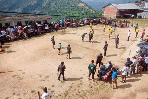 बोर्लाङ्गमा भएको अन्तर जिल्लास्तरिय भलिबल प्रतियोगिताको उपाधि तनहुँलाई