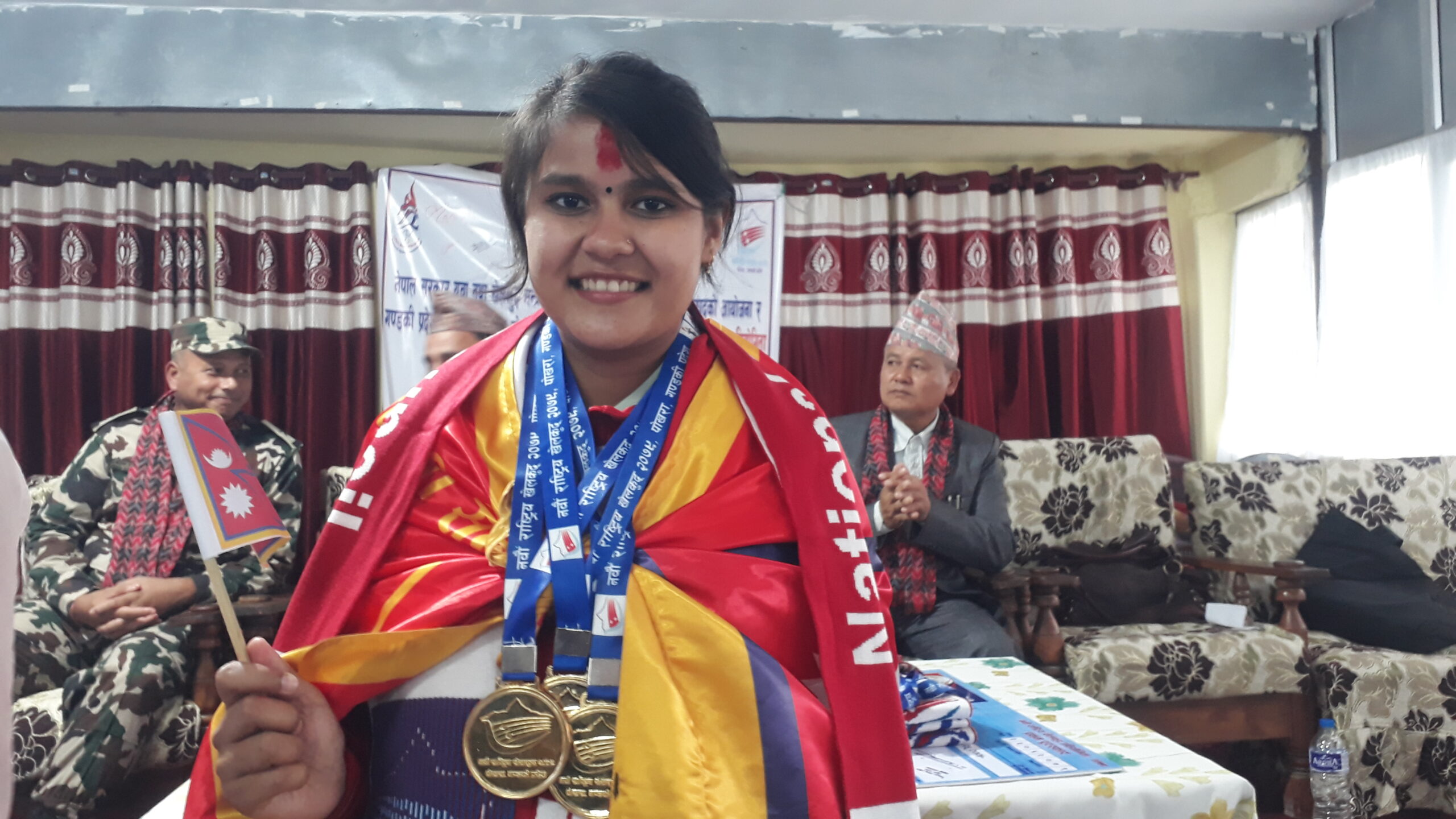 नवौ राष्ट्रिय खेलकुद: गोरखामा भएको बुद्धिचाल प्रतियोगितामा त्रिभुवन आर्मीकी लोहनीद्धारा स्वर्णमा ह्याट्रिक