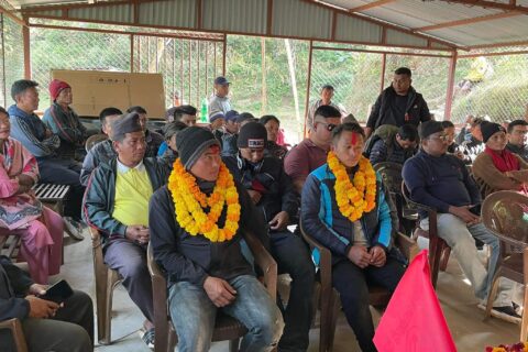 गोरखाको शहीद लखन गाउँपालिकामा १८ जना एमाले नेता कार्यकर्ता माओवादी केन्द्रमा प्रवेश