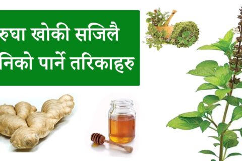 रुघाखोकीमा के छ आयुर्वेदिक उपचार ?