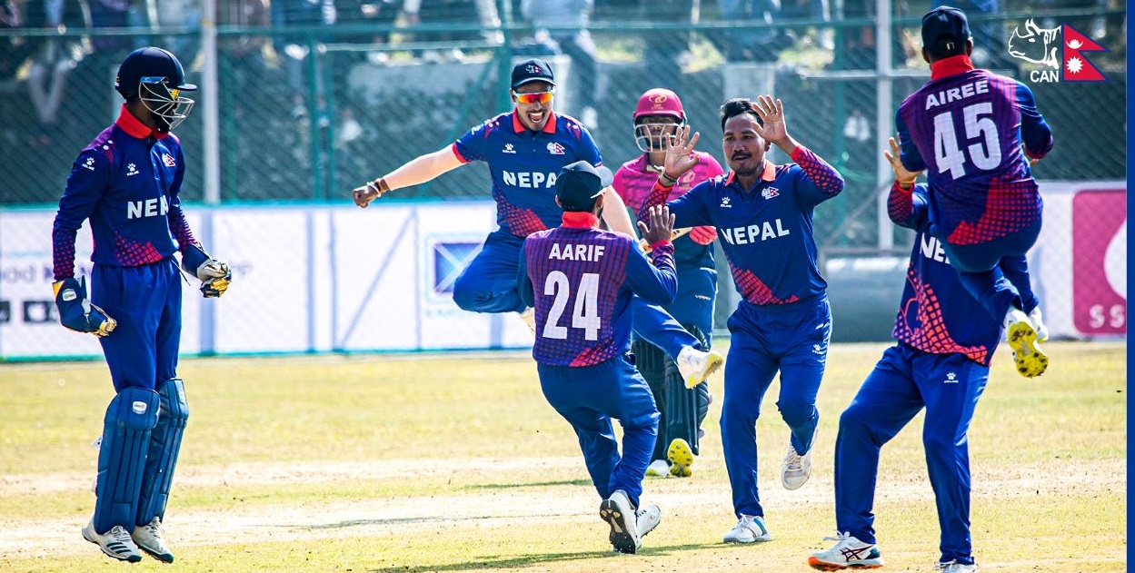 नेपालले जित्यो युएईविरूद्धको एकदिवसीय सिरिज