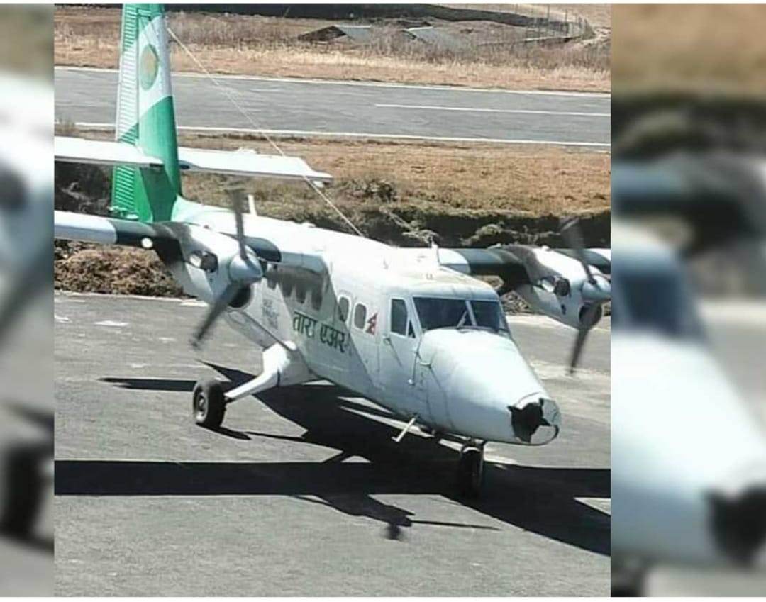 तारा एयरको जहाजसँग ठोक्कियो चिल