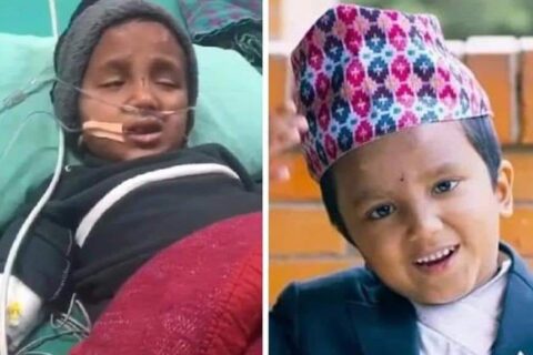 बालगायक सचिन परियार अस्पतालमा भर्ना