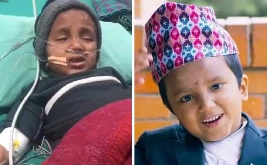 बालगायक सचिन परियार अस्पतालमा भर्ना