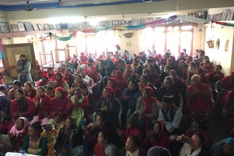 लघुबित्तिय संस्थाले सर्व साधारणलाई ठगेको भन्दै पिडितहरुद्धारा गोरखामा जिल्ला भेला