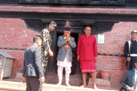 सवारी नभई आवागमन शब्द प्रयोग गर्न राष्ट्रपति पौडेलको आग्रह