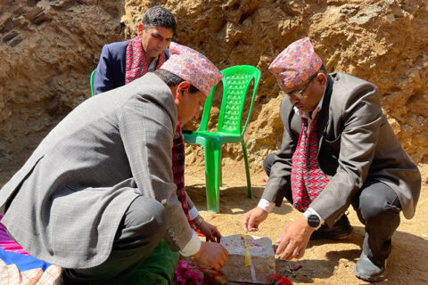 गोरखाको केराबारीमा शवस्टेशन शिलान्यास