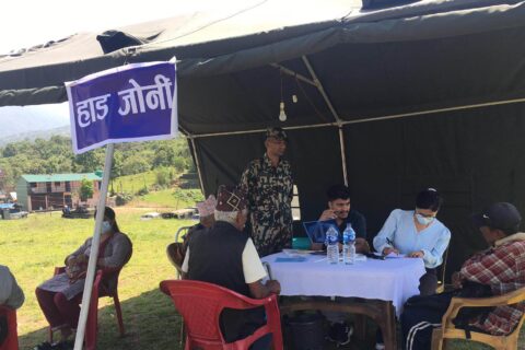 भच्चेकमा भएको वृहत् निःशुल्क स्वास्थ्य शिविरबाट ८५३ जना लाभान्वित