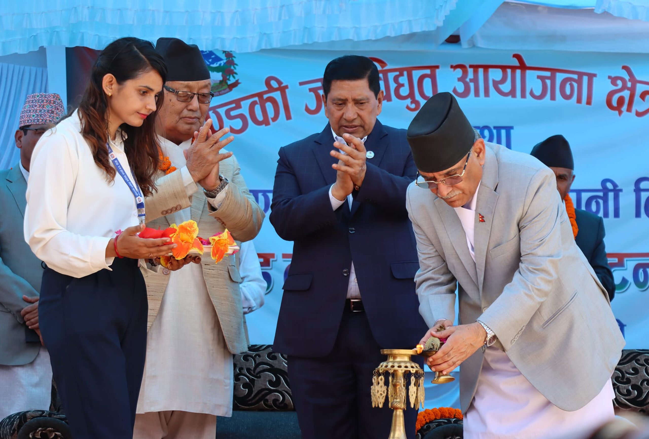 बुढीगण्डकी जलविद्युत आयोजना निर्माणमा अब अलमलिने छुट छैन : प्रधानमन्त्री दाहाल