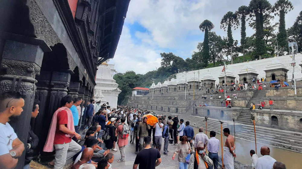कलाकार सारुक ताम्राकारको अन्त्येष्टि