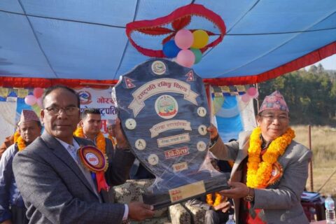 गोरखा नगरपालिका स्तरीय राष्ट्रपति रनिङशिल्ड प्रतियोगिता सम्पन्न