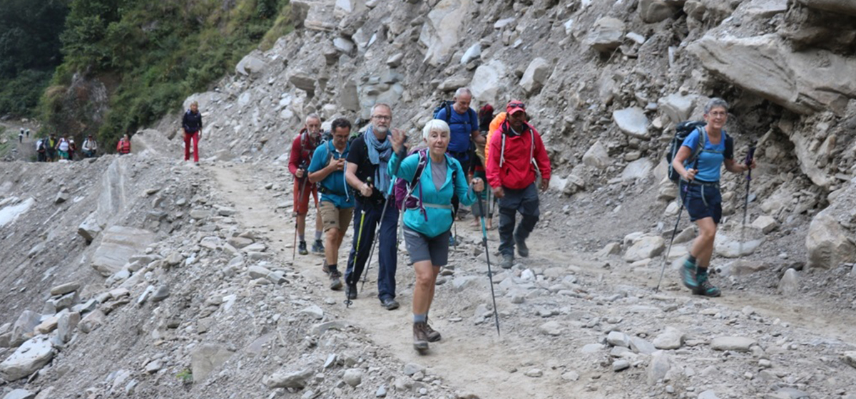 गोरखाको मनास्लु पदमार्गमा अहिलेसम्मकै सर्वाधिक पर्यटक, १ बर्षमा करिब १० हजारले गरे भ्रमण
