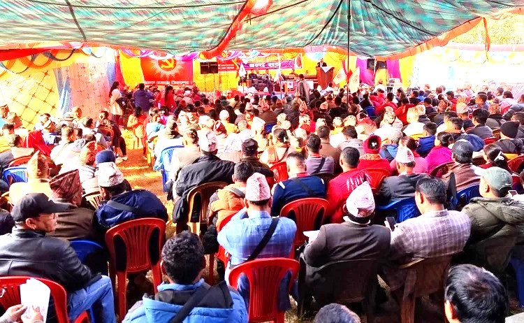 कार्यकर्ताबीच कुटाकुट भएपछि एमाले धादिङको अधिवेशन स्थगित