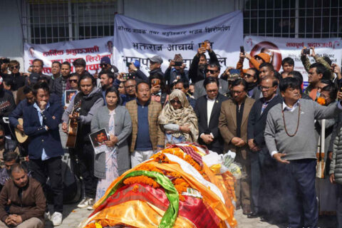 ‘जहाँ छन् बुद्धका आँखा’ र ‘हजार सपना गाएर’ संगीतकर्मीले दिए भजन शिरोमणीलाई श्रद्धाञ्जली