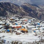 उत्तरी गोरखामा हिमपात