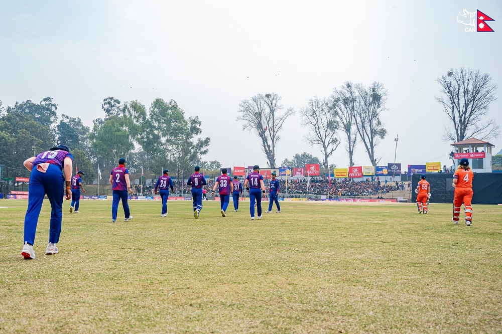 नेदरल्याण्ड्सविरुद्ध पहिलो ओभरमै करणलाई दोहोरो सफलता