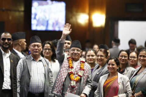 चौथो पटक विश्वासको मत लिएपछि प्रधानमन्त्री