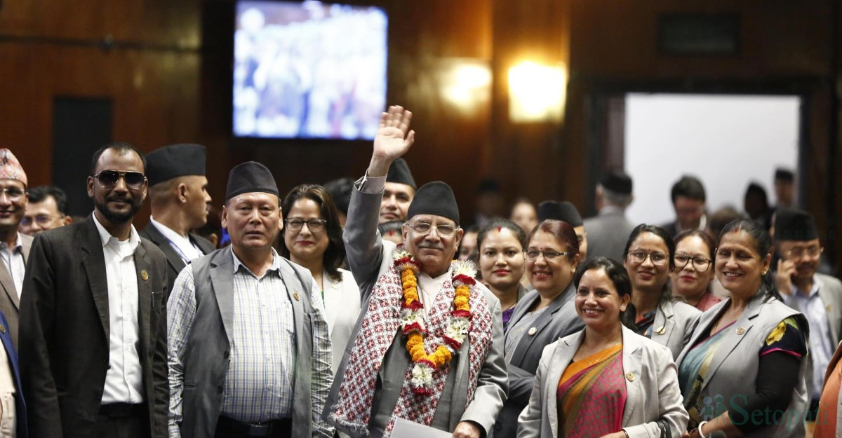 चौथो पटक विश्वासको मत लिएपछि प्रधानमन्त्री