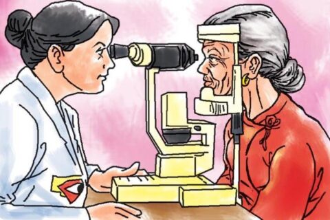 नयाँ बसपार्कमा एकदिने आँखा शिविर सञ्चालन
