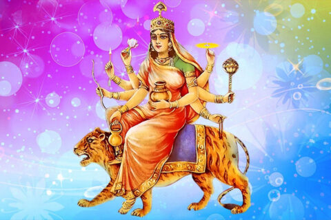 नवरात्रको आज चौथो दिन, कुष्माण्डा देवीको विधिपूर्वक पूजाआराधना गरिँदै