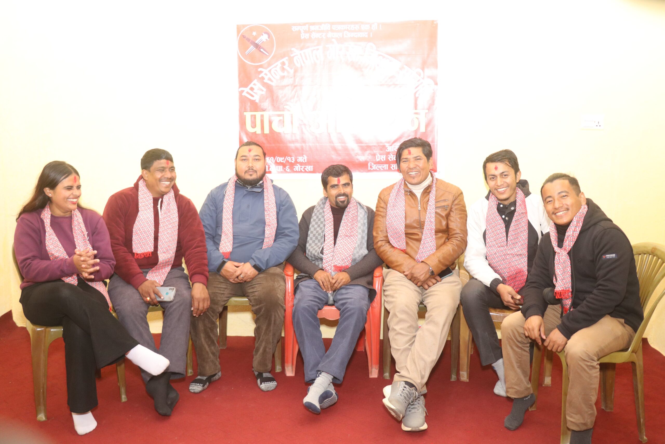 प्रेस सेन्टर गोरखाको अध्यक्षमा पौडेल निर्विरोध, उपाध्यक्षमा तामाङ