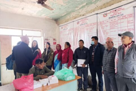 सिरानचोक गाउँपालिका वडा नम्बर ४ चोरकाटेमा एक दिने आँखा शिबिर सम्पन्न