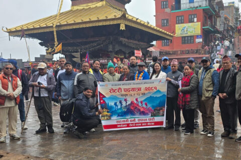मनकामना मन्दिरदेखि गोरखकाली मन्दिरसम्म पदयात्रा सुरु