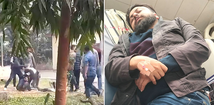 नेविसंघ मोरङका देउवा निकटले कुटे शेखर पक्षका जिल्ला सभापति