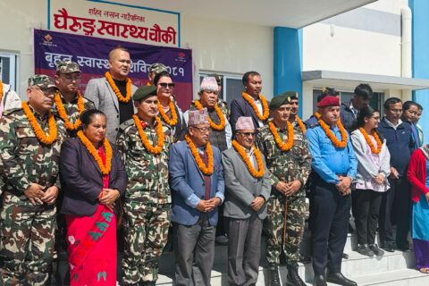 गोरखाको घैरुङ स्वास्थ्य चौकीमा २ दिने निःशुल्क स्वास्थ्य शिविर सुरु